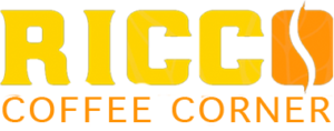 An image of the Ricco Coffee Corner logo, inviting viewers to discover a special offer while enjoying a cup of rich, flavorful coffee.